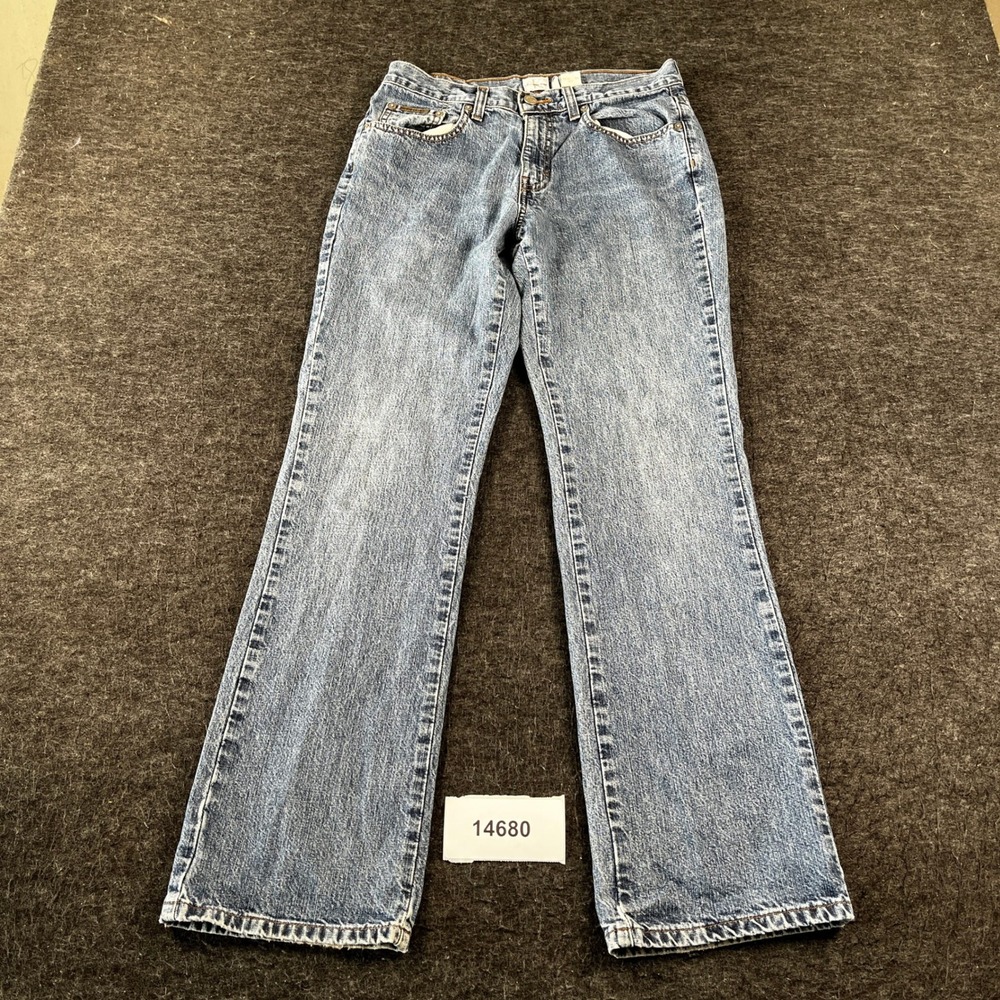 Vtg Calvin Klein Jeans Women 6 Blue Denim Cotton 5 Pockets Outdoor Straight Leg